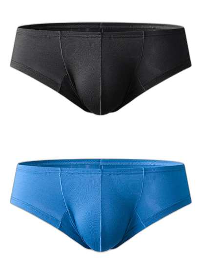 2 Pack Mens 3D Breathable Contour Pouch Boxershorts