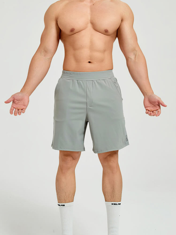Men's Slim Color-Blocked Top Shorts 2-Piece Set