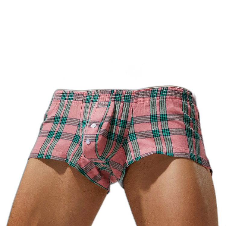 SEOBEAN Plaid Luxe Cotton Shorts