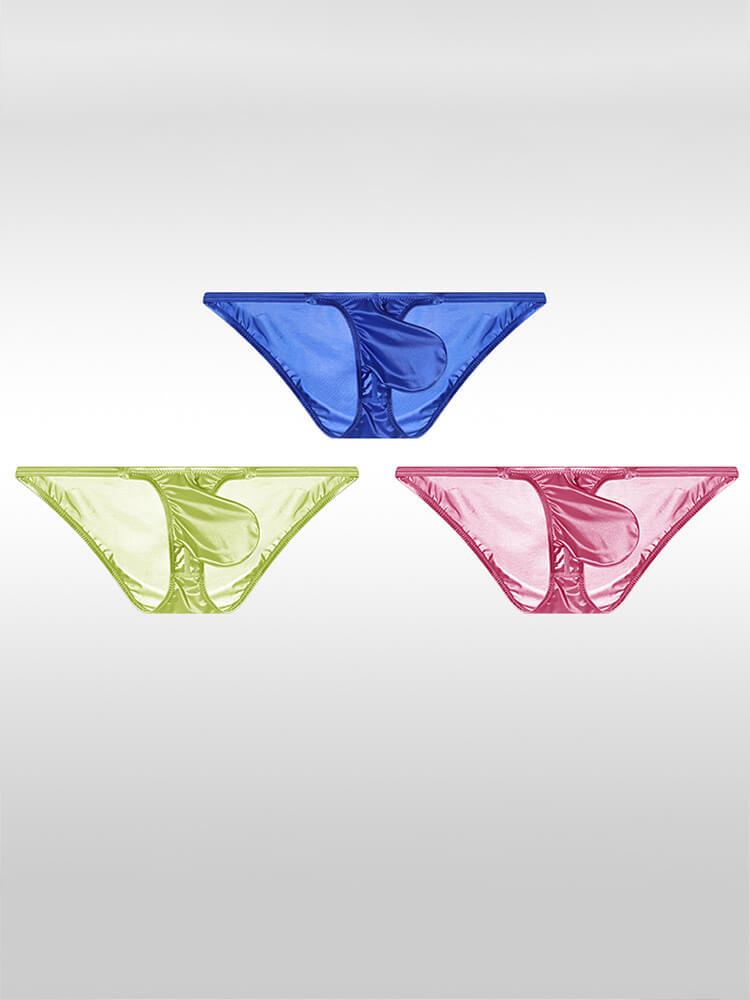 Men's Sexy Low-Rise Ultra-Thin Large Pouch Briefs