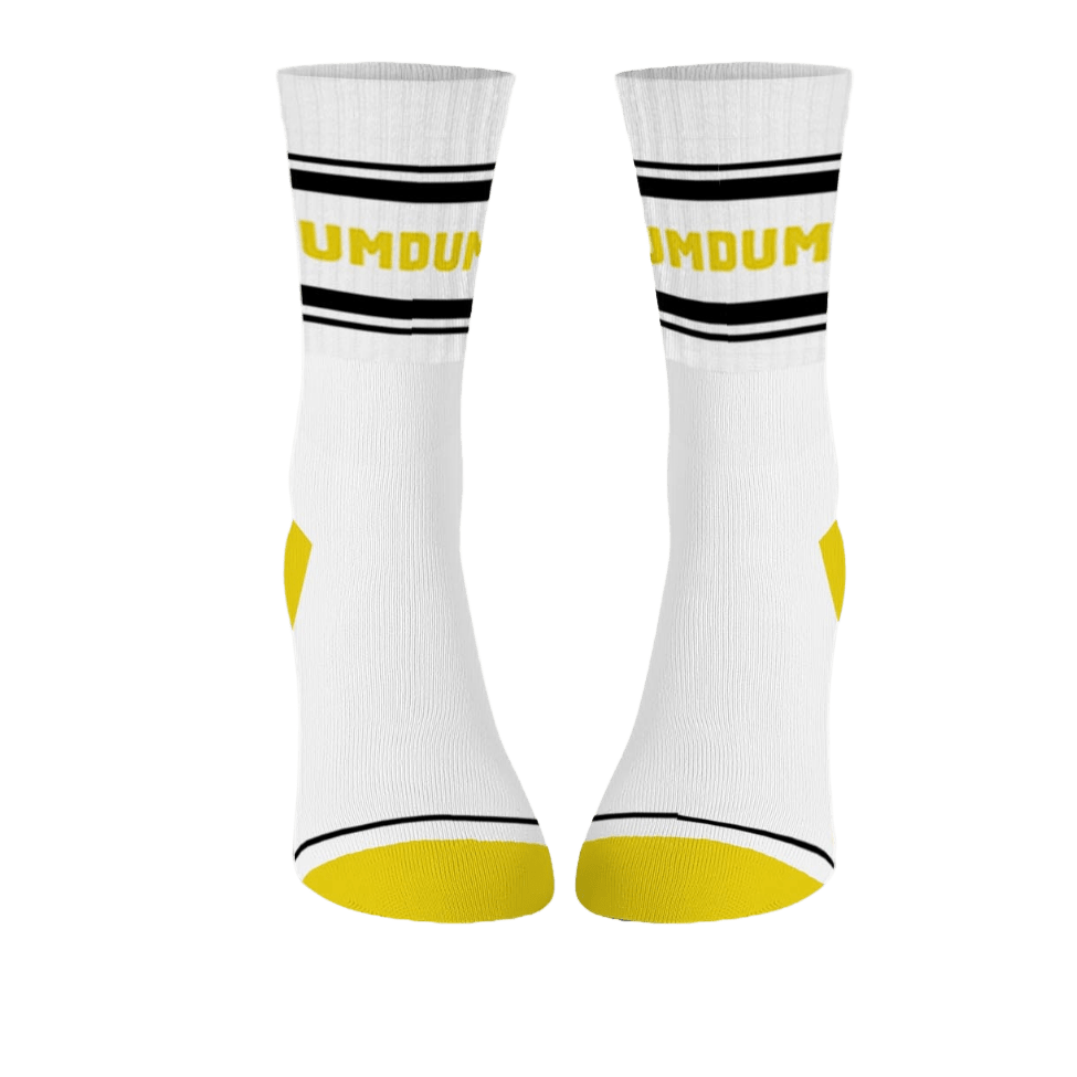 CUM DUMP Cotton Crew Socks mid-length