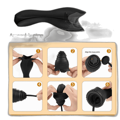 Vibrating Urethral Sound - 6 Separable Plugs