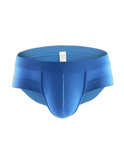 4 Pack Men's Solid Breathable Anti-Pinch Briefs