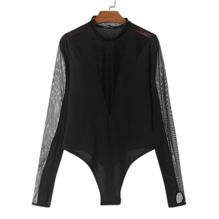 High C*nt Mesh Sheer Bodysuit