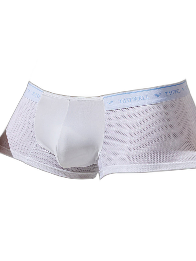 2 Pack Men's Sexy Comfortable Breathable Solid Color Trunks