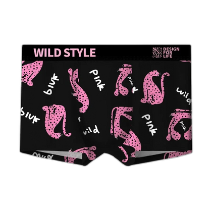 Jungle Heat Leopard Print Men's Underwear