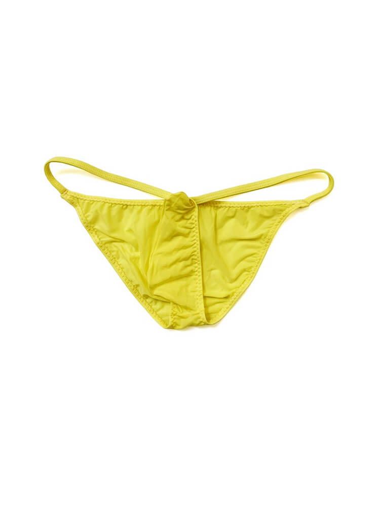 Men's Sexy Ice Silk Thin Upturned Briefs