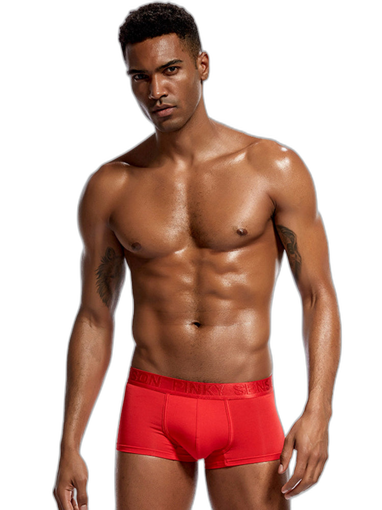 2 Pack Men's U Convex Modal Breathable Trunks