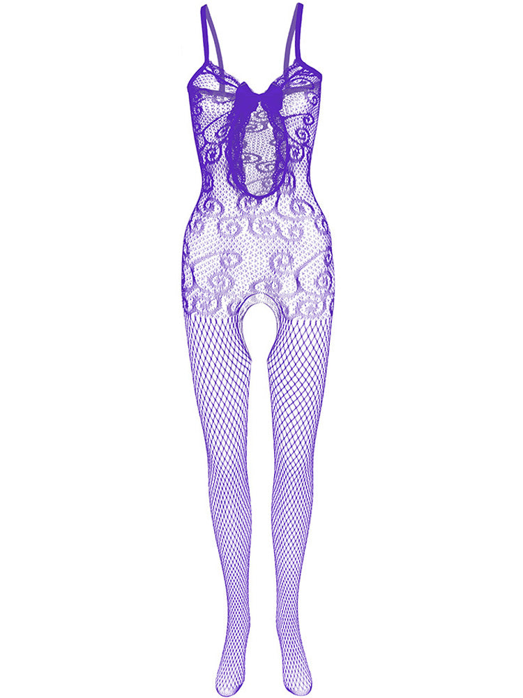 Men's Sleeveless Fine Mesh Suspenders Stockings