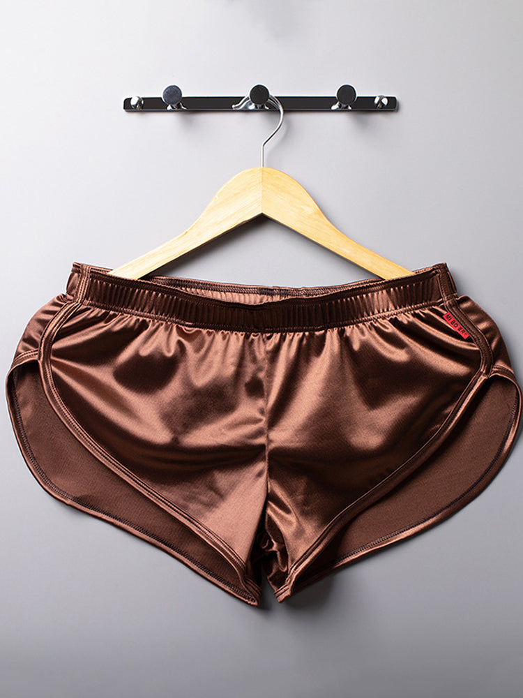 Men's Sport Silky Sleep Pants Boxer Briefs