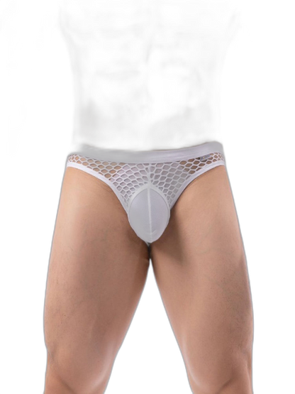 2 Pack Men's Low-Rise Mesh Breathable Bikini
