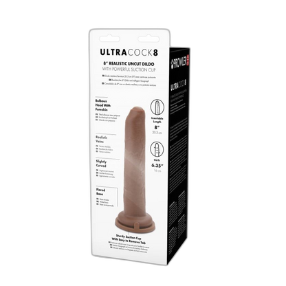 Prowler RED Uncut Ultra Cock 8' Caramel