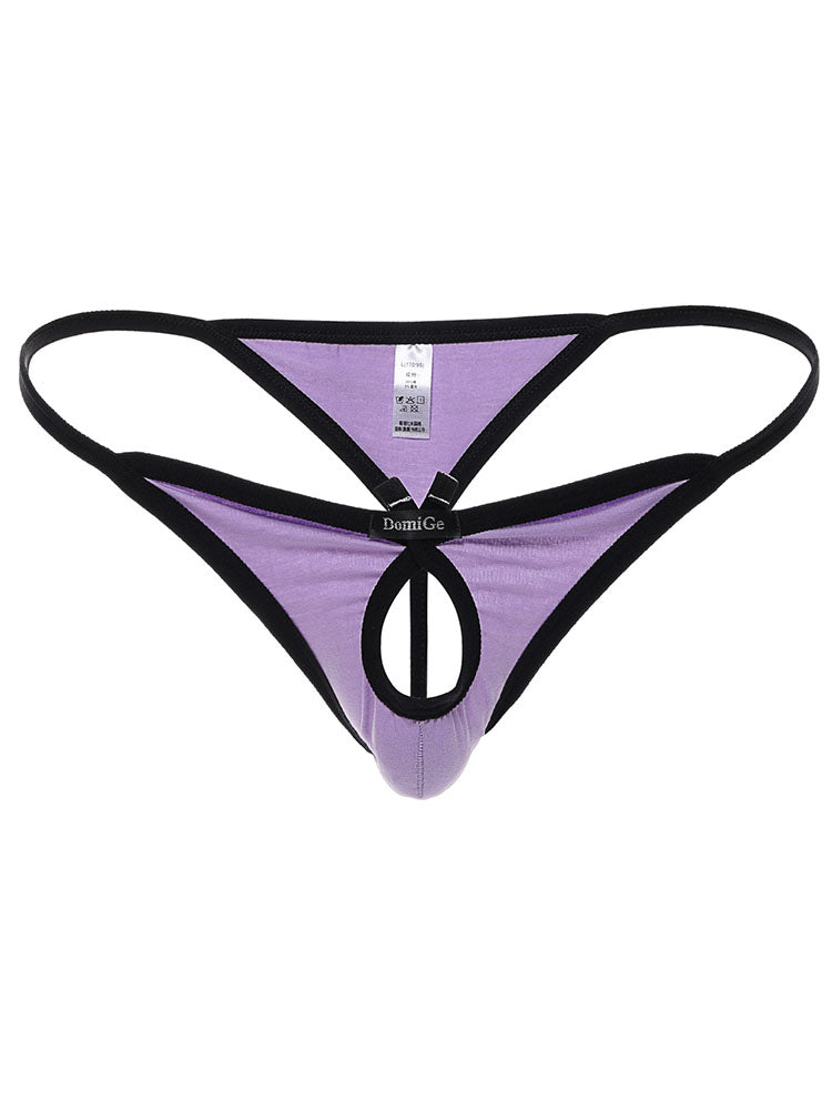 Men's Sexy Cotton T-Back Thong Briefs