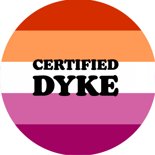 Certified Dyke Badge