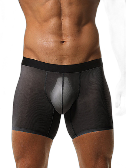 2 Pack Men’s Breathable Athletic Mesh Boxer Briefs