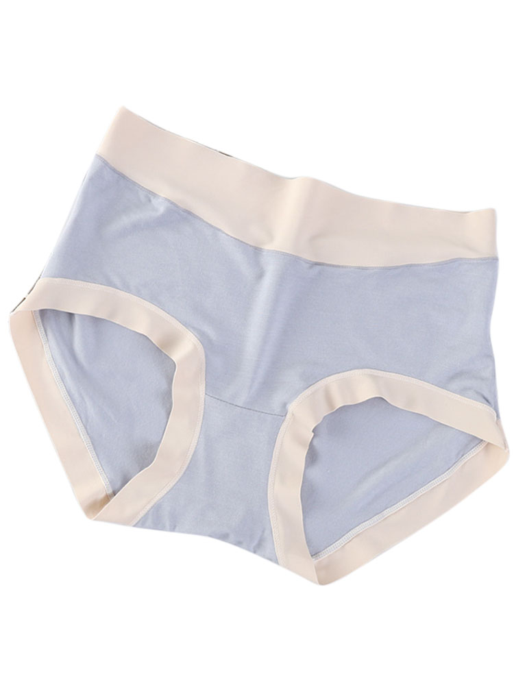Men's Mid-Waist Colorblock Butt Lifting Briefs