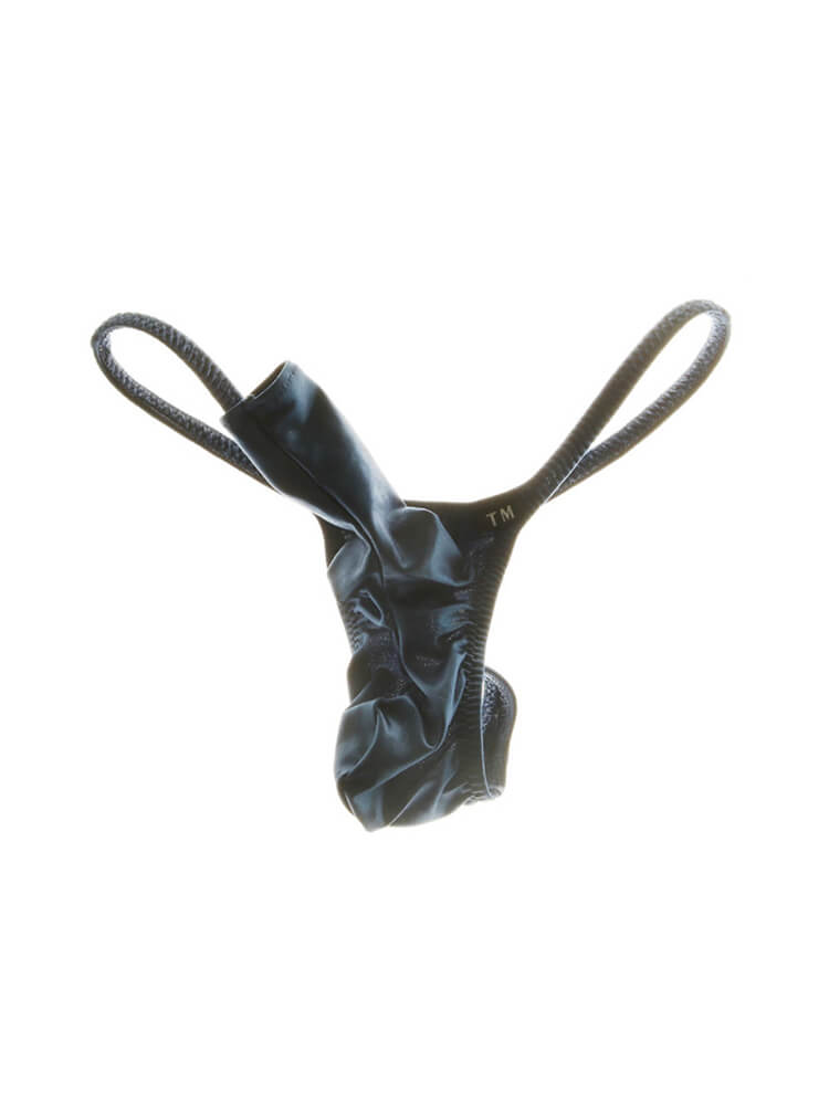 Men's Solid Open Elephant Nose String Thong