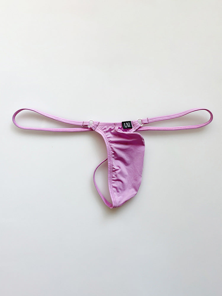 Men's Smooth Ice Silk Low Rise Thong 
