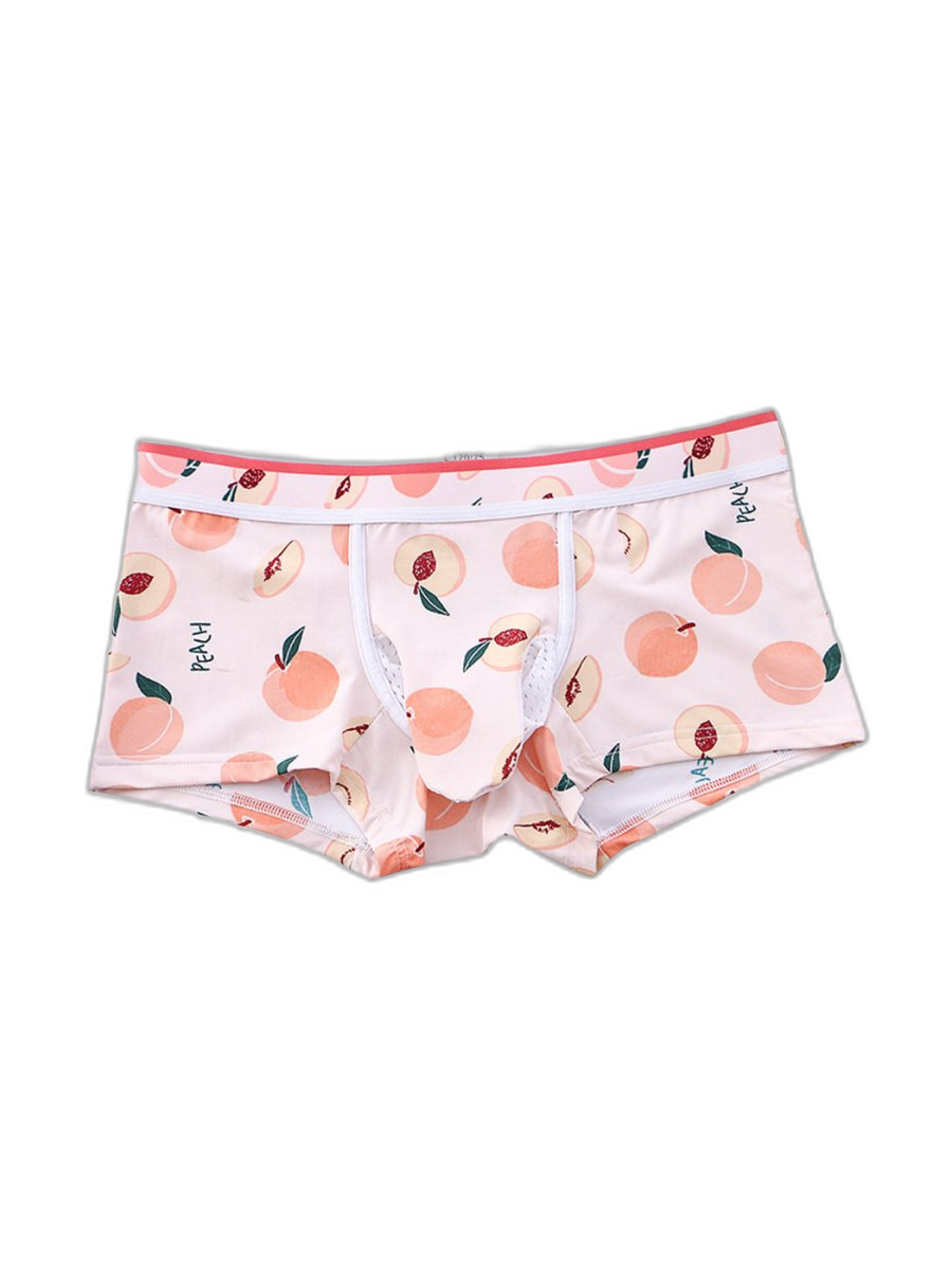 3 Pack Men's Ice Silk Trunks with Separated Pouch Design