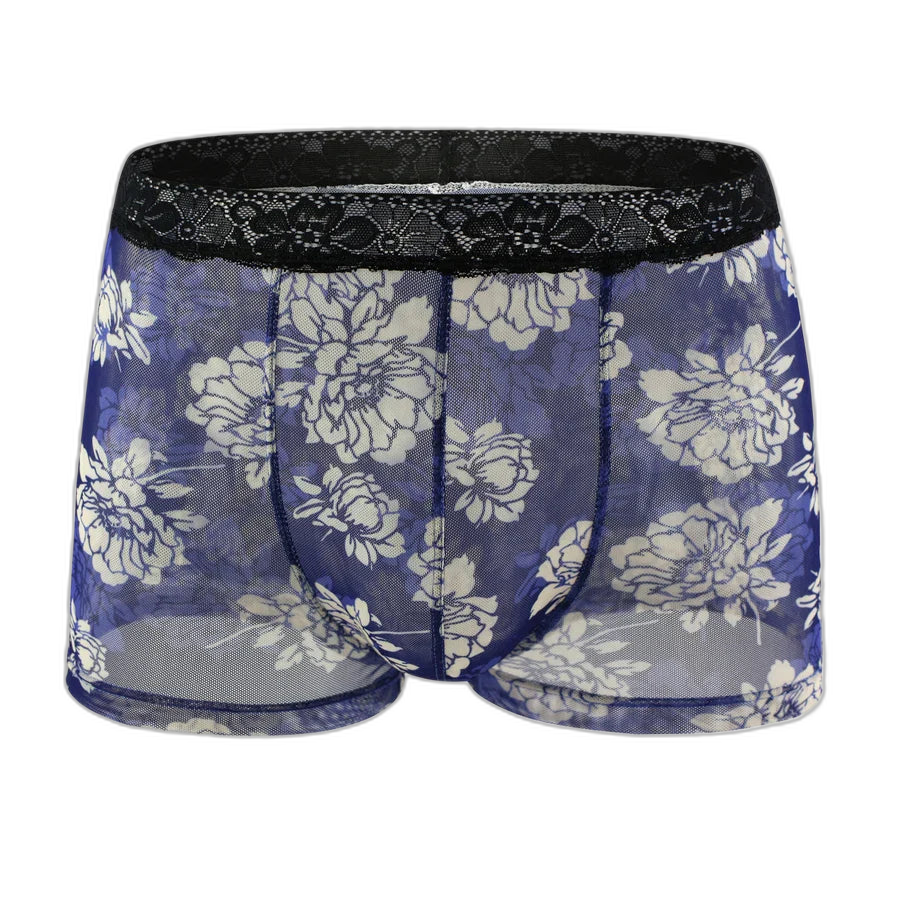 Tight Floral Print Boxer Briefs