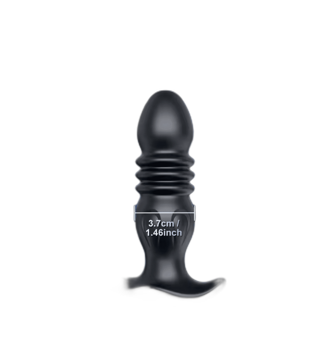 Thrusting Anal Plug with Cock Ring The Pup Play Hub Thrusting Anal Plug with Cock Ring The Pup Play Hub