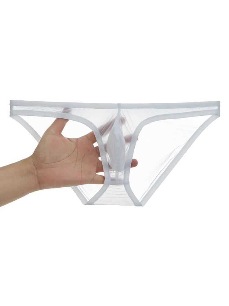 Men's Sexy Quick-Drying Sheer Narrow-Band Briefs