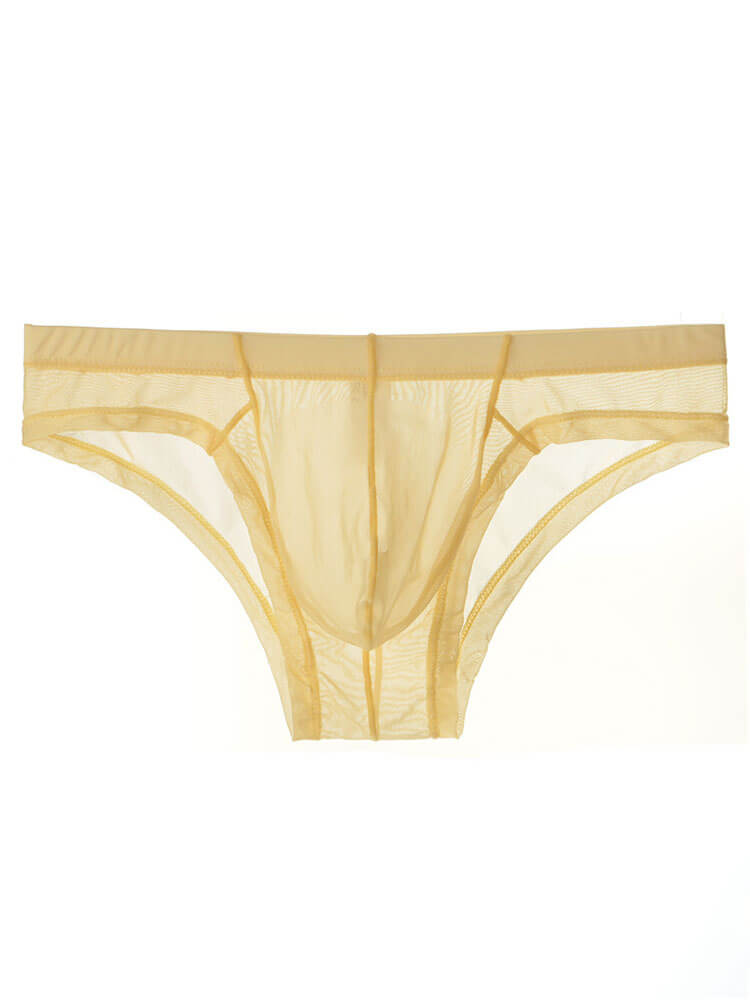 Men's Sexy Sheer Mesh Pouch Breathable Briefs