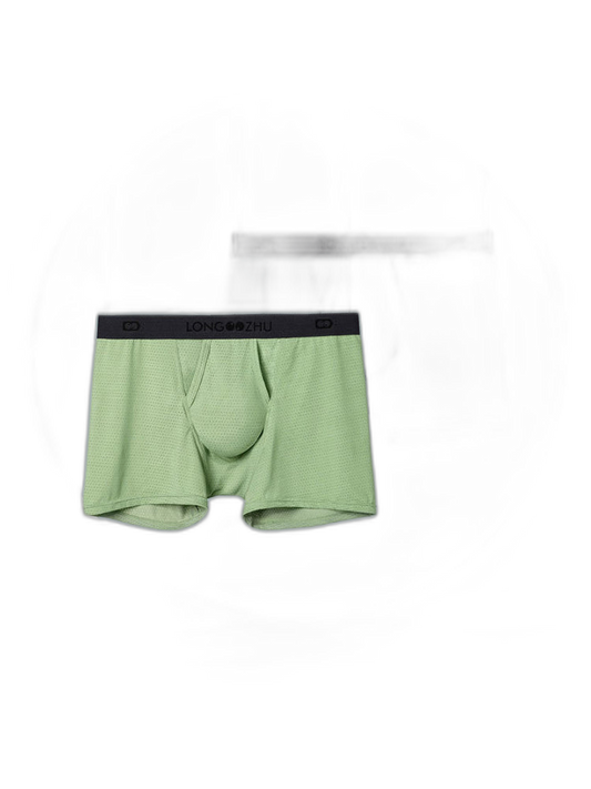Men's Cooling Separate Pouch Boxer Briefs Dual Pouch Underwear
