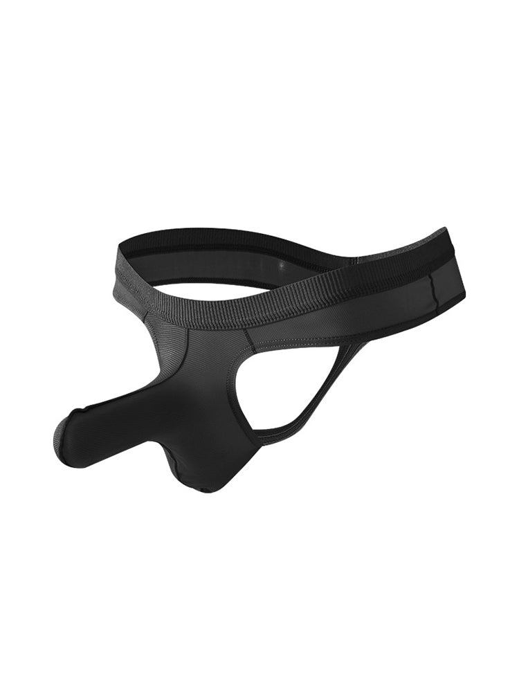 Men's Low Rise Sexy Ice Silk Thong