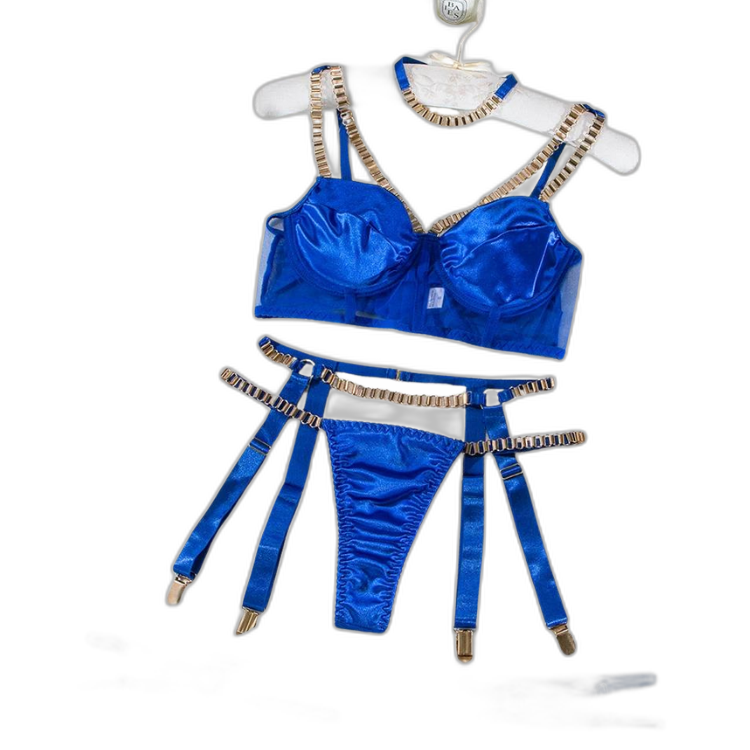 Erotic Satin Embrace Lingerie Set