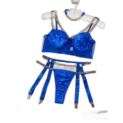 Erotic Satin Embrace Lingerie Set