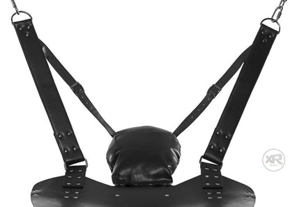 Leather Swing with Pillow and Stirrups