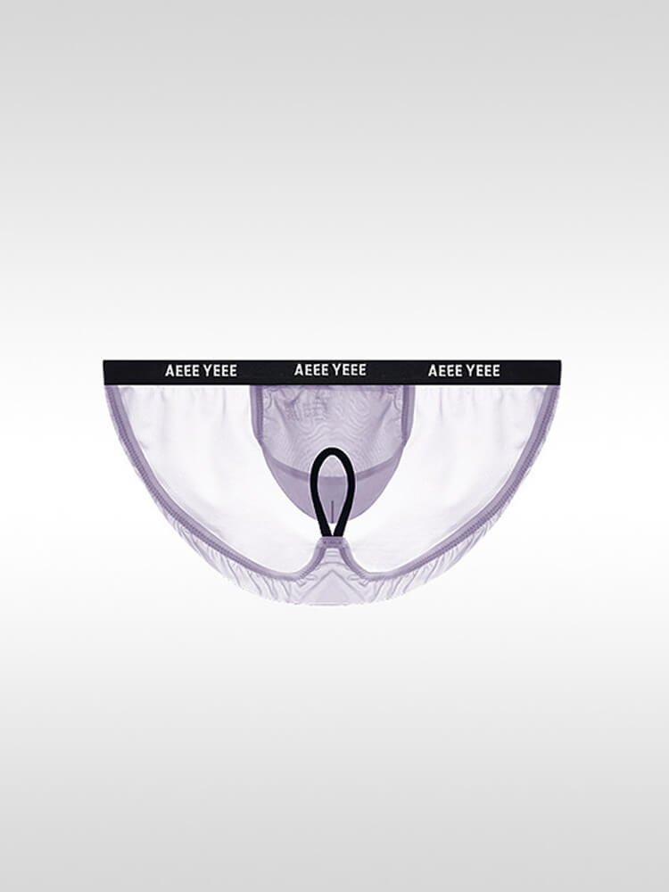 Men's Sexy Thin Sheer Scrotal Support & Lifting Briefs