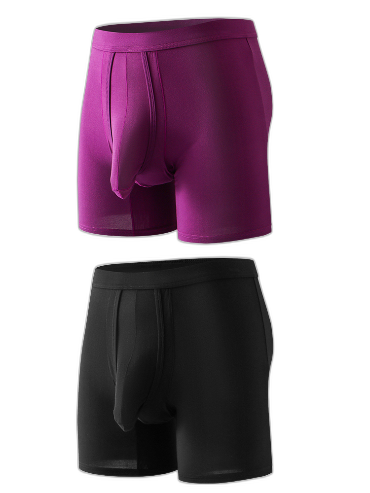Sexy Separated Ball Pouch Boxer Briefs For Men