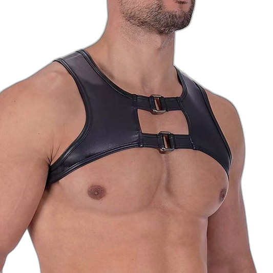 Twin Buckle Leather Harness