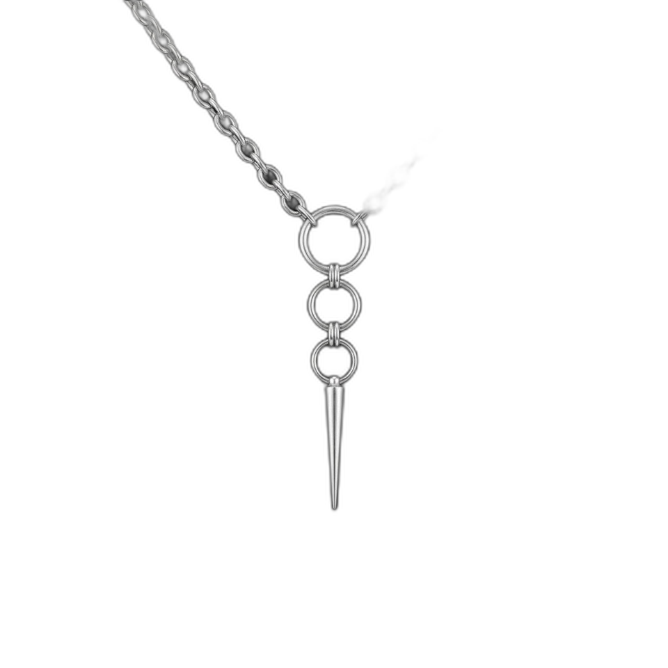 Hoop Spike Necklace