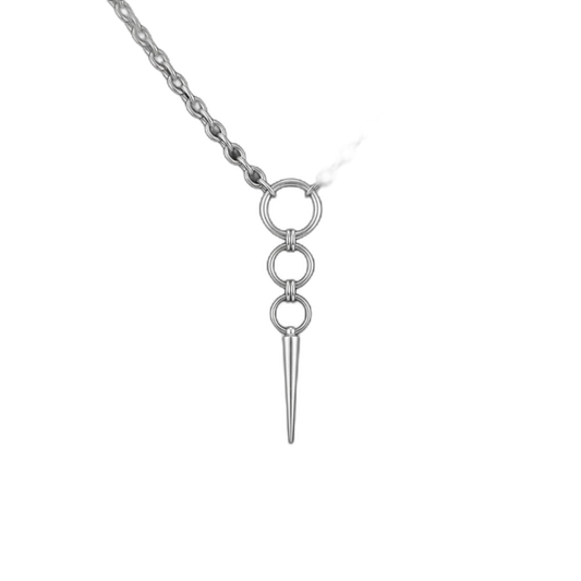 Hoop Spike Necklace