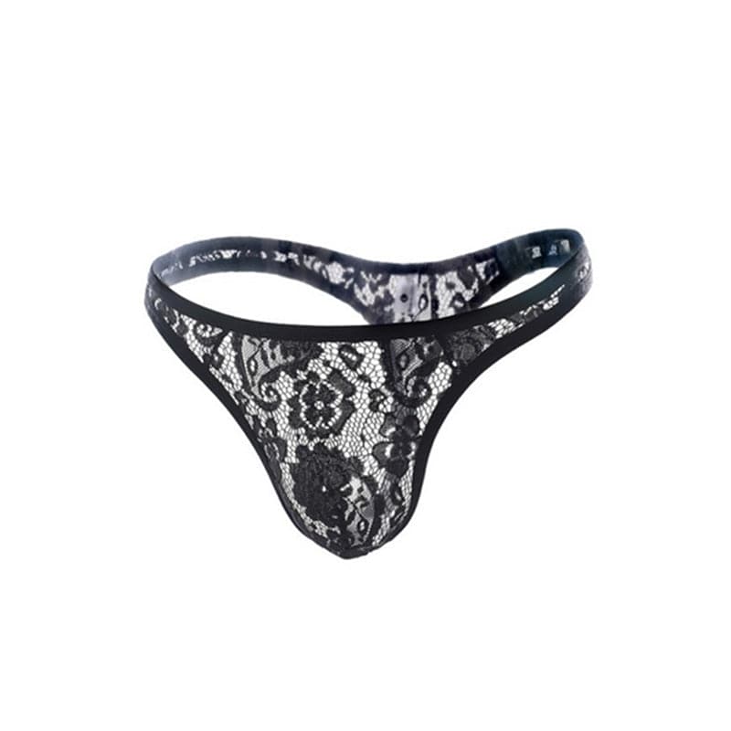 Sissy Sheer Lace Thong