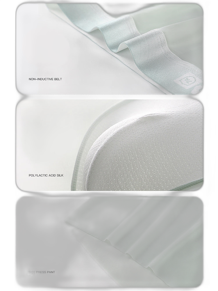 4 Pack Men's Breathable Ice Silk Antibacterial Sports Trunks