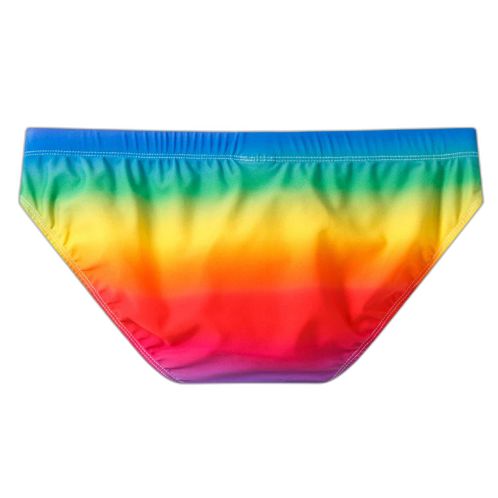 Jockmail Rainbow Push-Up Swim Trunks