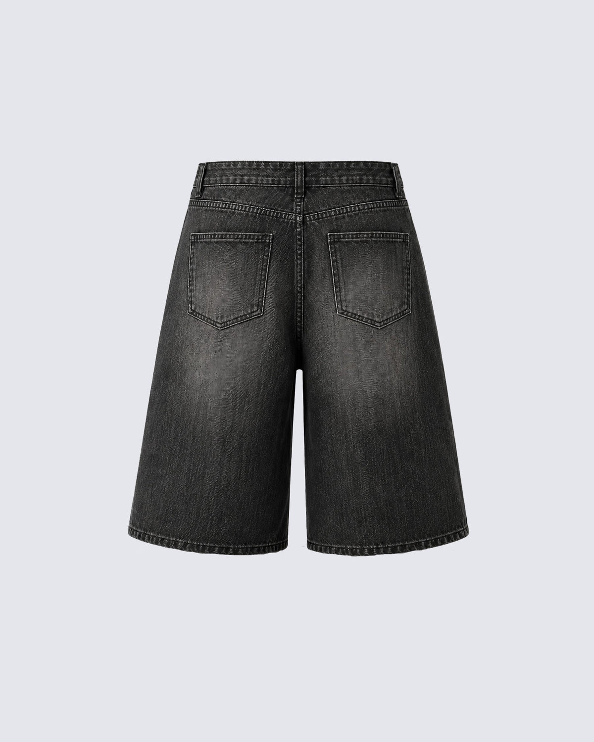 American-Style Distressed Streetwear Design With Cross Print Shorts