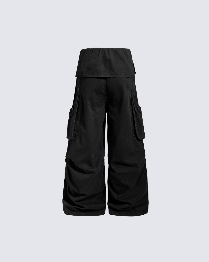 KIIKIO Vintage-Style Deconstructed Cargo Pants