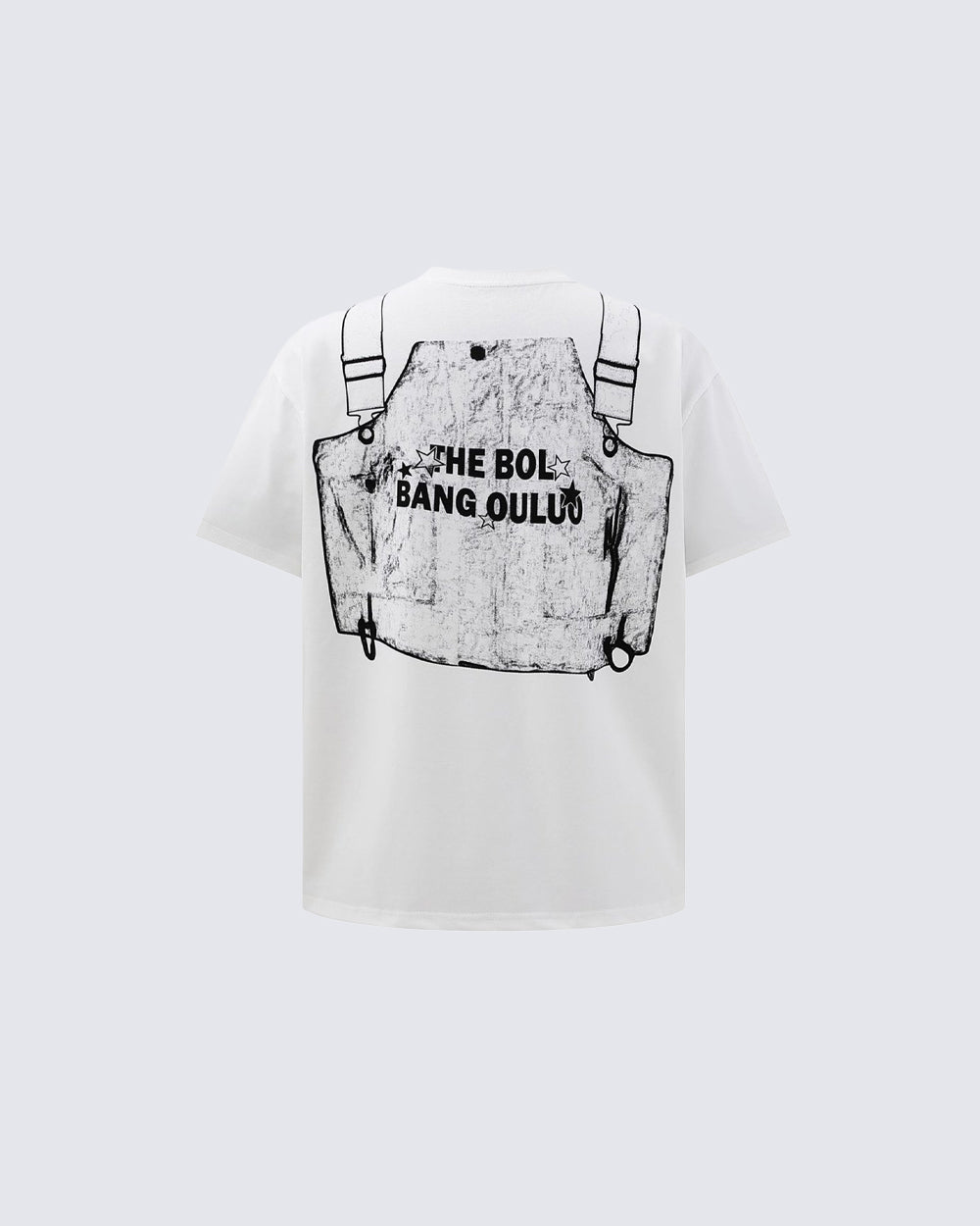 KIIKIO High Street Distressed Graphic Collared Tee