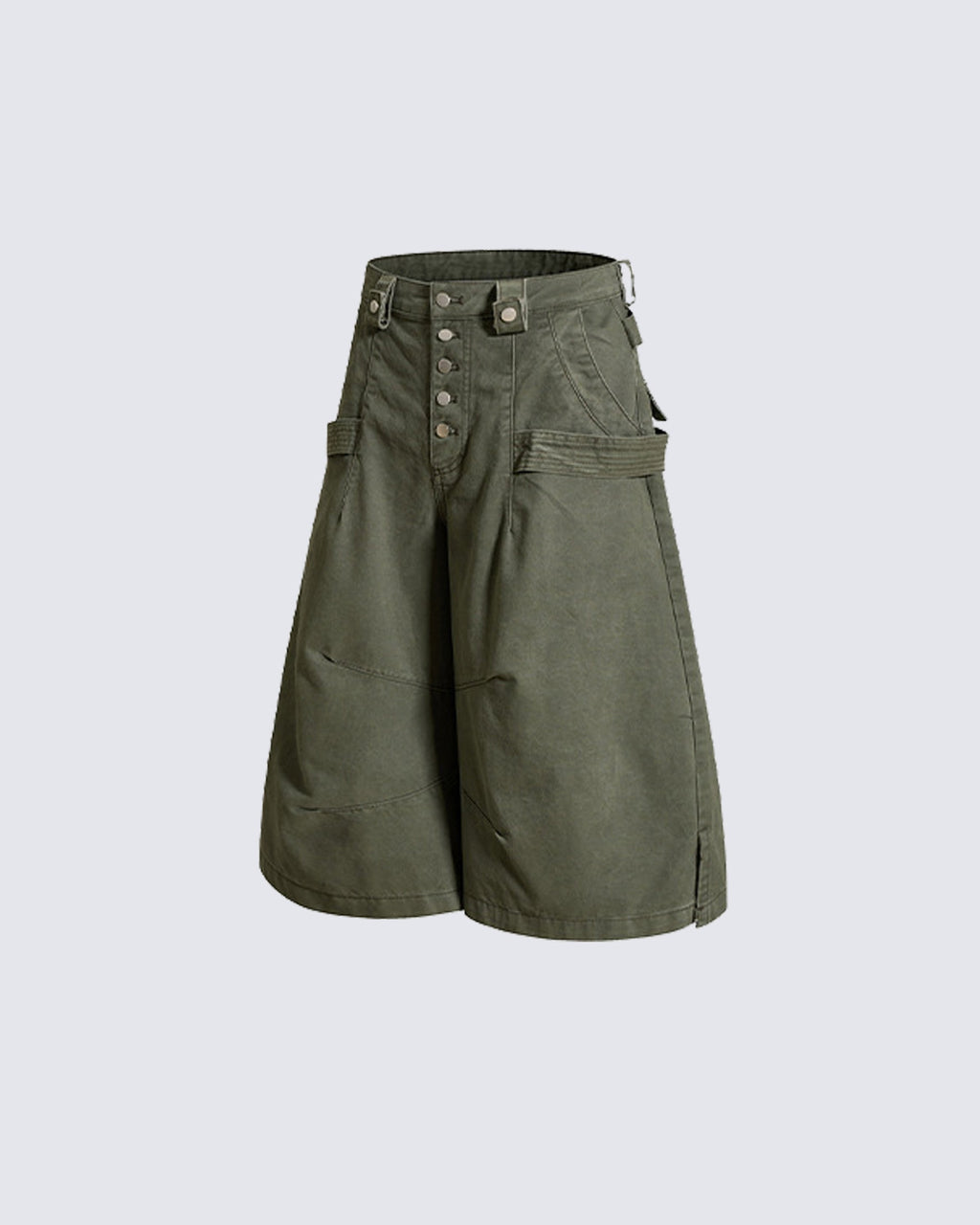 American Retro High-Street Workwear Shorts