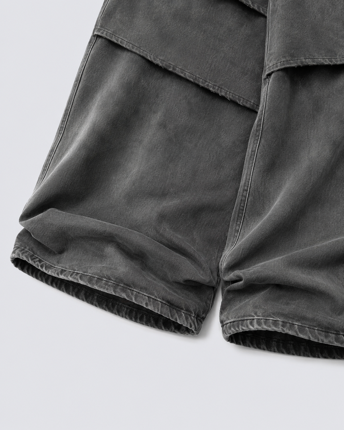 KIIKIO Layered Washed Wide-Leg Sweatpants
