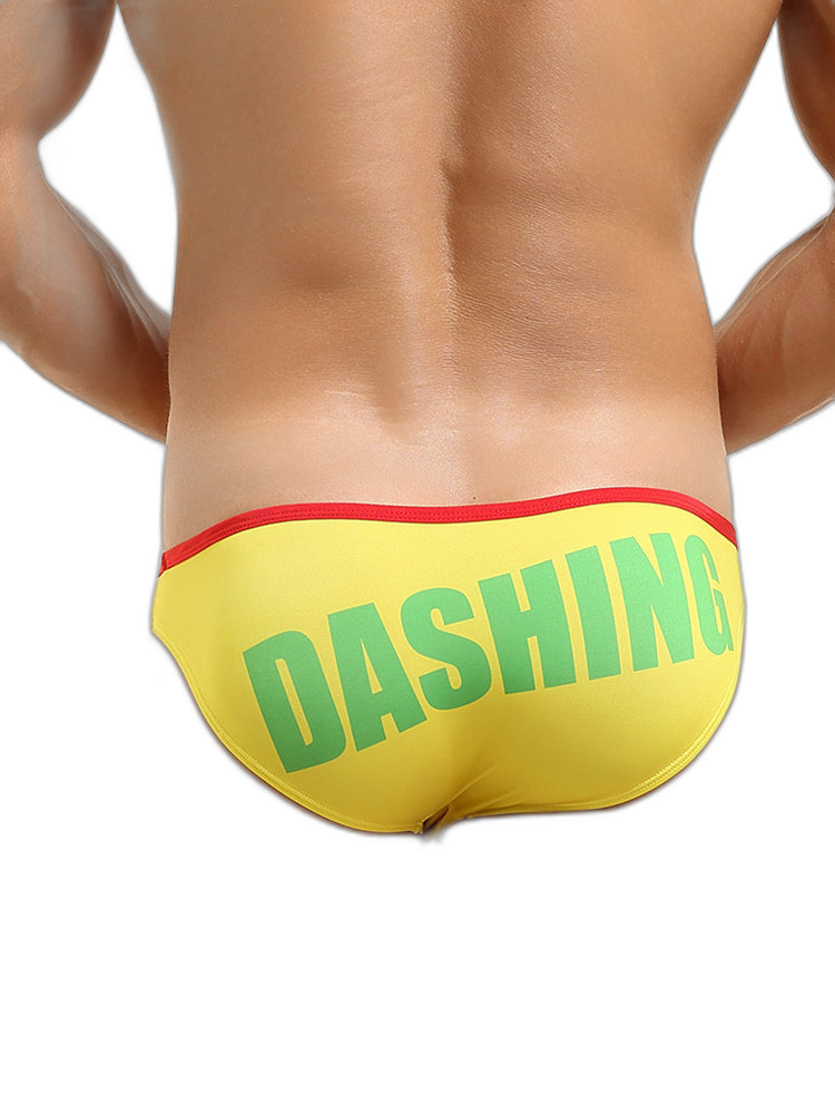 2 Pack Men's Low-rise Vibrant Stripe Bikini