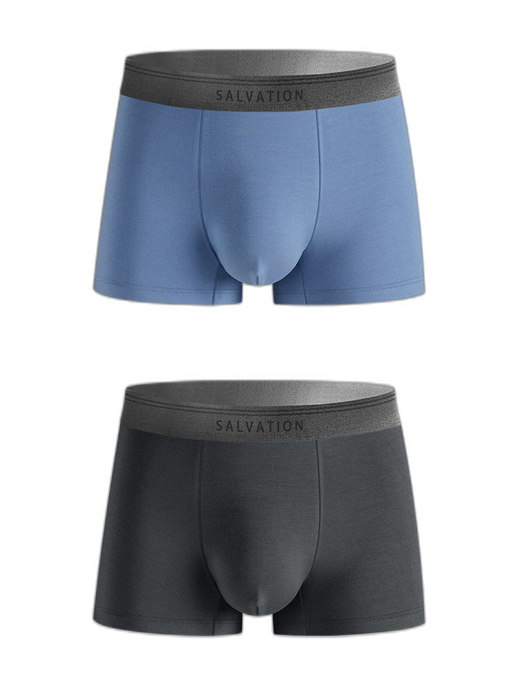 2 Pack Men's Anti-Bacterial Modal Trunks