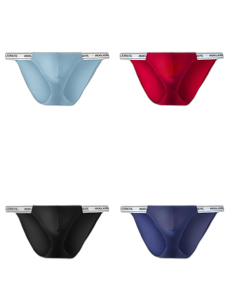 4 Pack Men’s Large Pouch Tight Stretchy Bikini