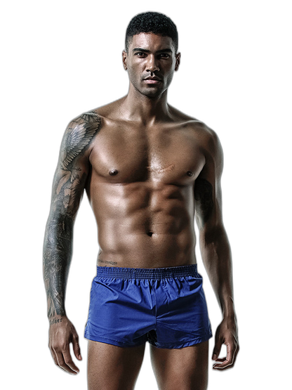 Men's Breathable Cotton Built-in Pouch Boxers