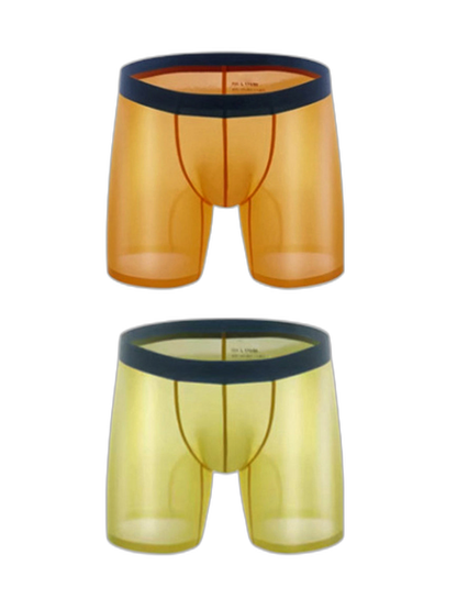 2 Pack Men’s Breathable Athletic Mesh Boxer Briefs